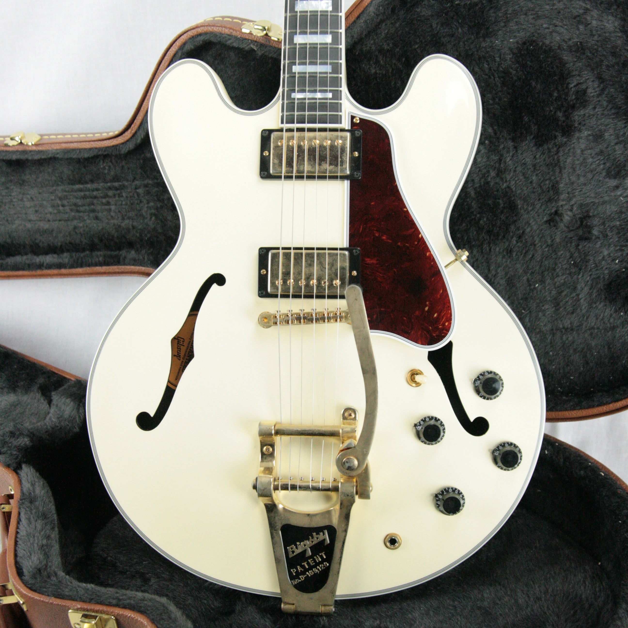 *SOLD*  2017 Gibson ES-355 VOS in WHITE! Bigsby, Gold Hdwr! Memphis 345 335 LTD