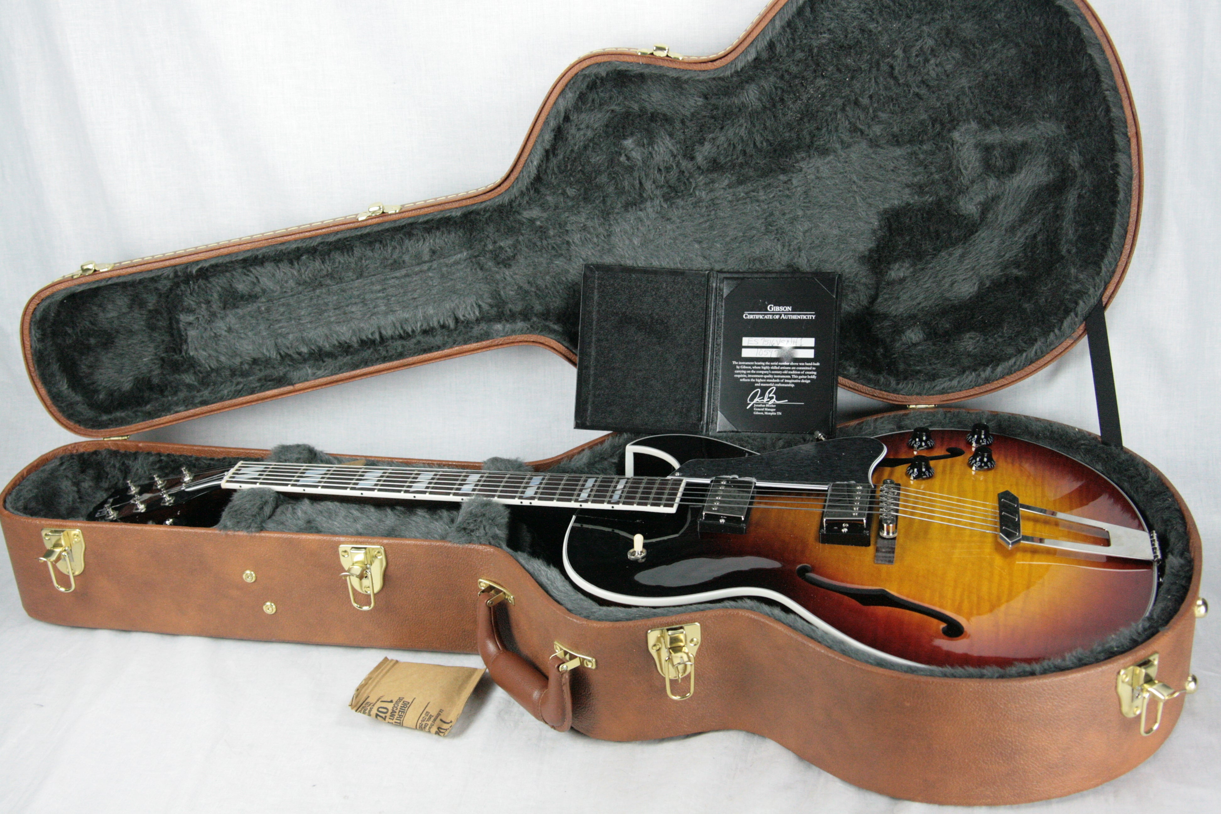 *SOLD*  2017 Gibson ES-175 FIGURED Vintage Sunburst Memphis Jazz Archtop 335 355