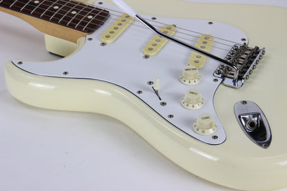 1984-87 Fender Squier Japan Stratocaster --Left-Handed, MIJ, Olympic White, Hendrix-Vibe!