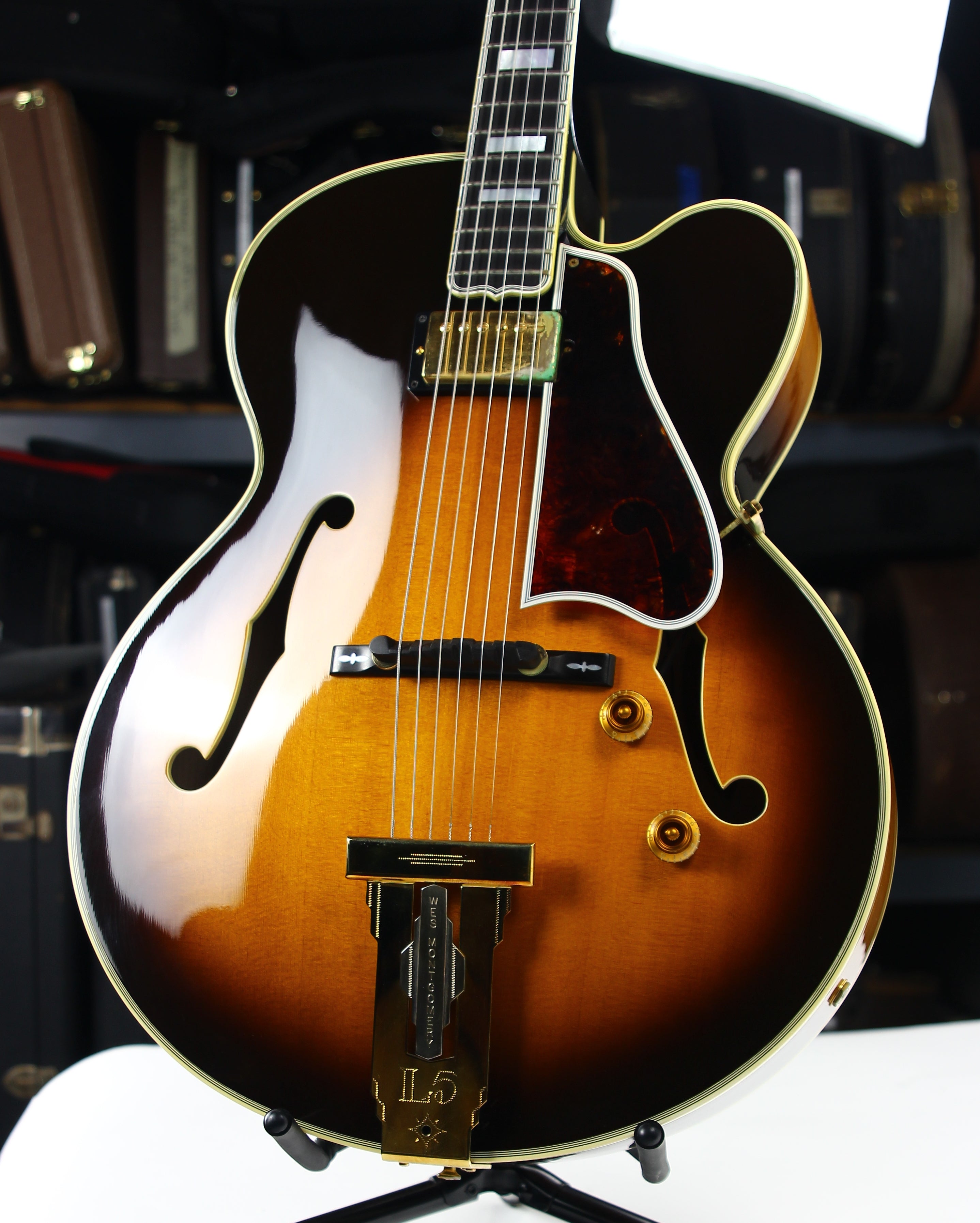 *SOLD*  1994 Gibson MASTER MODEL L-5 Wes Montgomery Sunburst - Custom Shop, w/ COA and Case Cover!