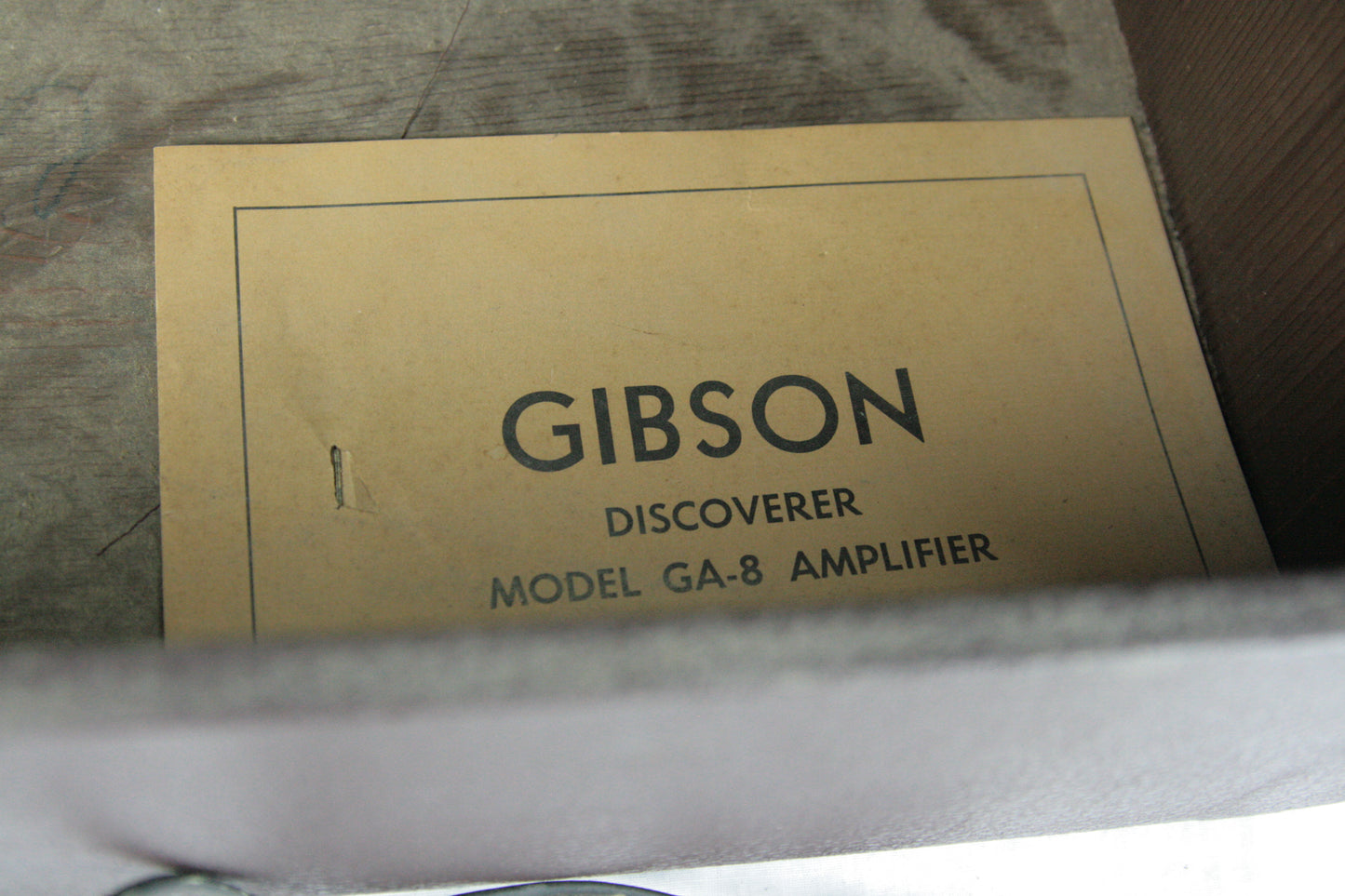 1962 Gibson Discoverer GA-8 Combo Amp NEAR MINT 1960's Tube Amp!