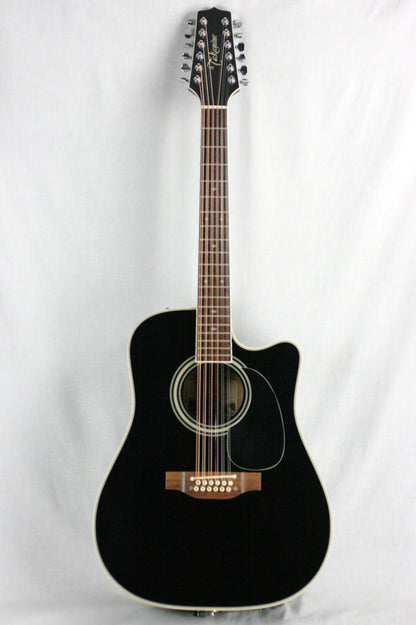 2000 Takamine EF381C Black 12-String Acoustic Electric Guitar! Made in Japan! ef381sc