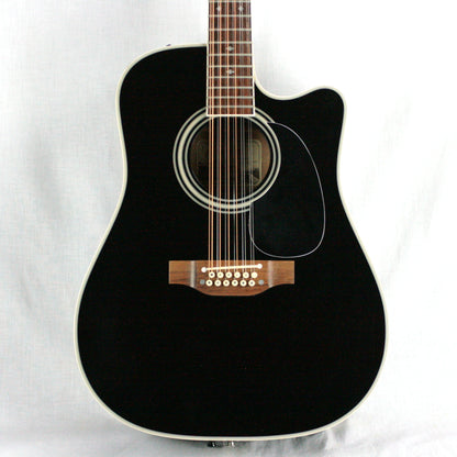 2000 Takamine EF381C Black 12-String Acoustic Electric Guitar! Made in Japan! ef381sc