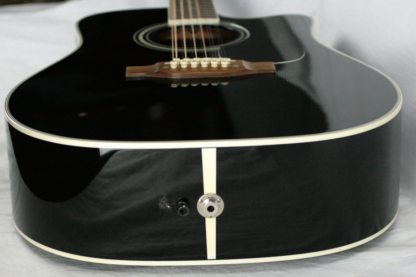 2000 Takamine EF381C Black 12-String Acoustic Electric Guitar! Made in Japan! ef381sc