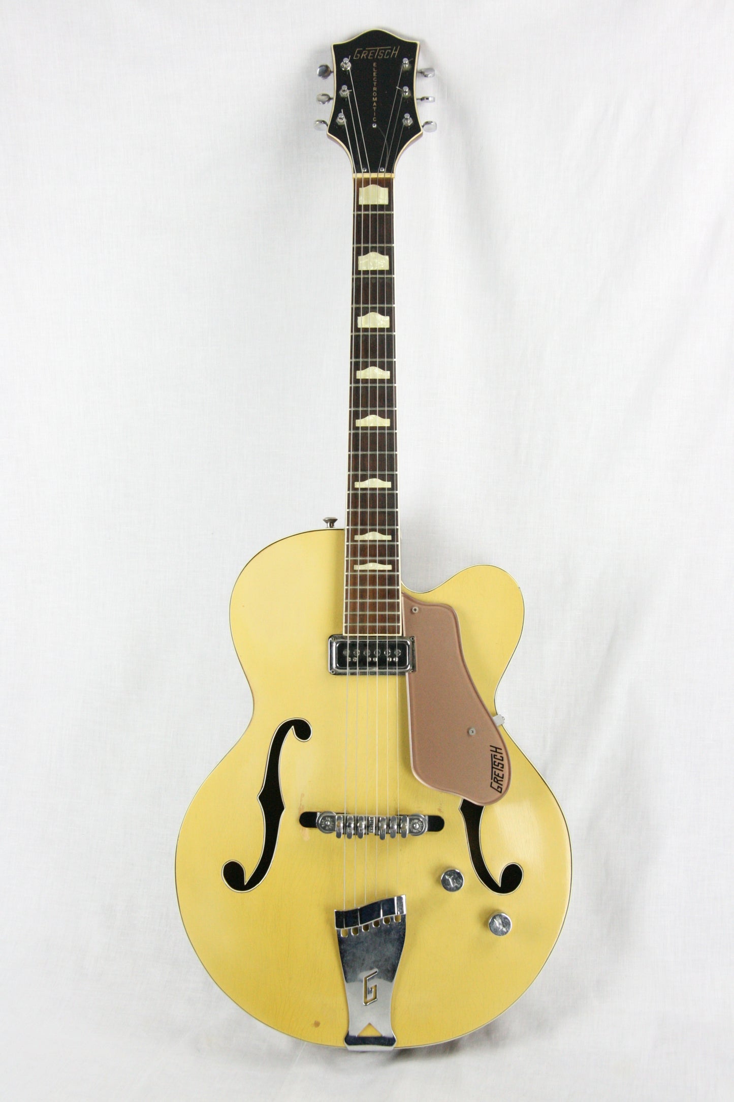 c. 1957 Gretsch Streamliner Bamboo Yellow Copper Mist! Transitional Electromatic 6189 Model! Anniversary 6120