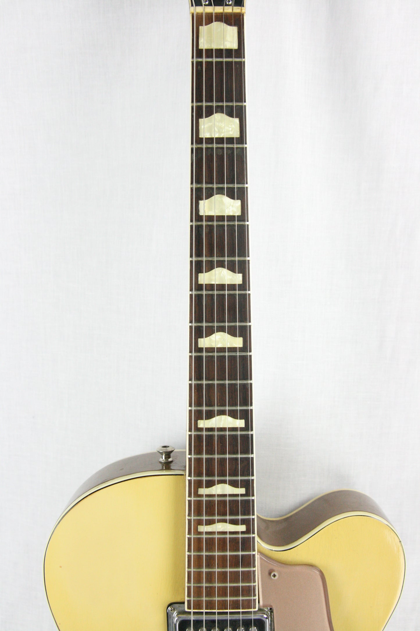 c. 1957 Gretsch Streamliner Bamboo Yellow Copper Mist! Transitional Electromatic 6189 Model! Anniversary 6120