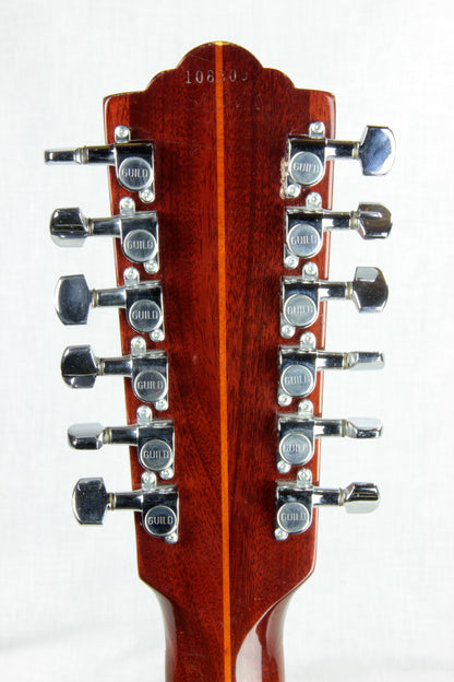 1974 Guild F212XL-NT Vintage Jumbo 12-String Acoustic Guitar w/ Original Case! f-212 xl