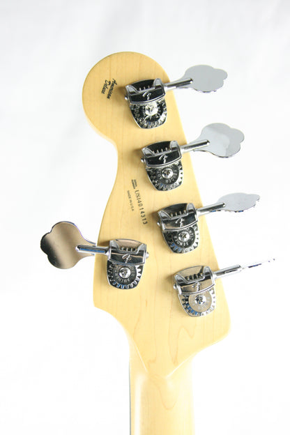 2014 Fender American Deluxe Jazz Bass V 5-String USA Black w/ Maple Neck Block Inlays!