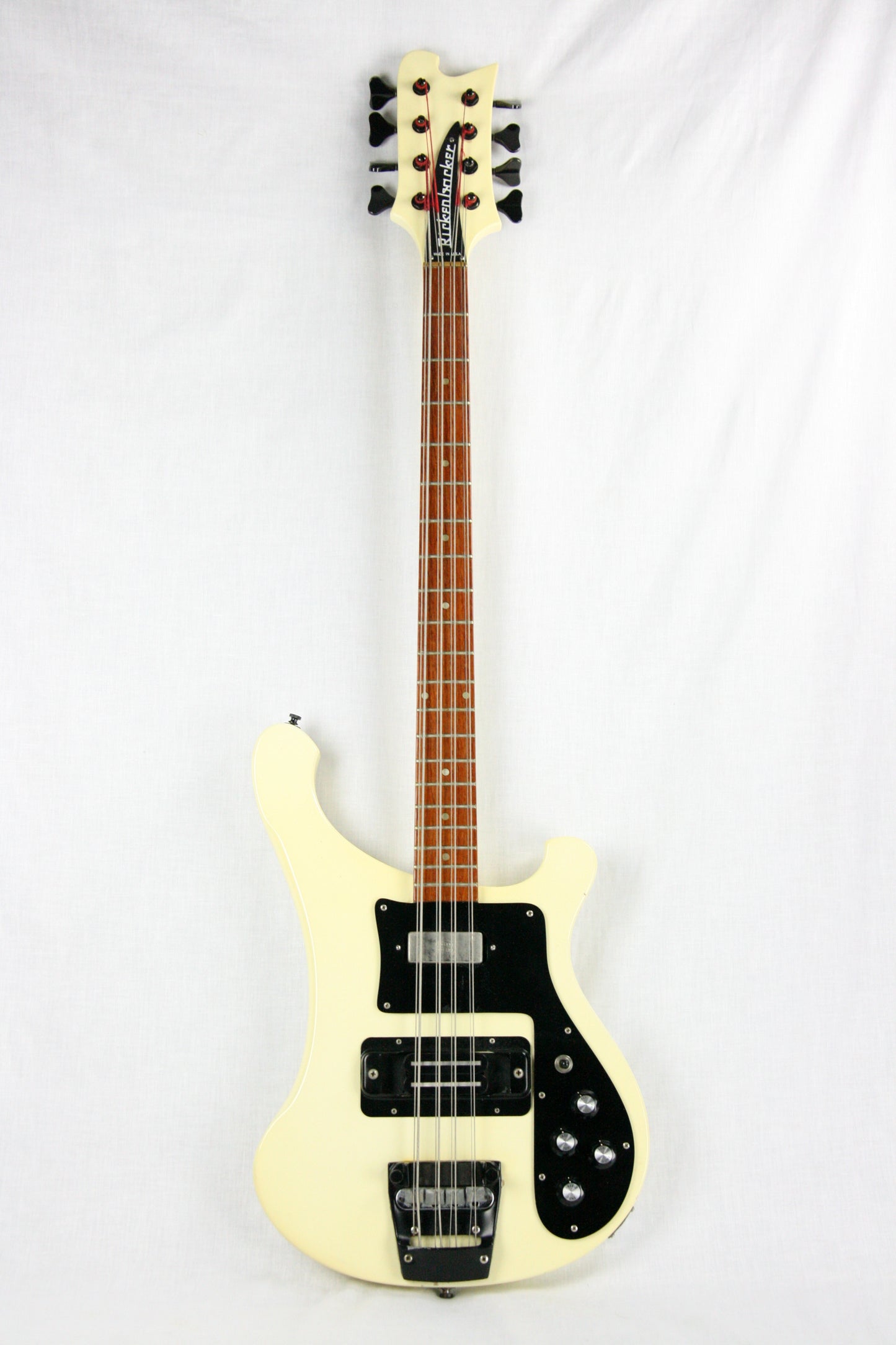 1988 Rickenbacker 4003 S/8 String Bass! 4003S Rare White w/ Black Parts! 8 String 4000, 4001