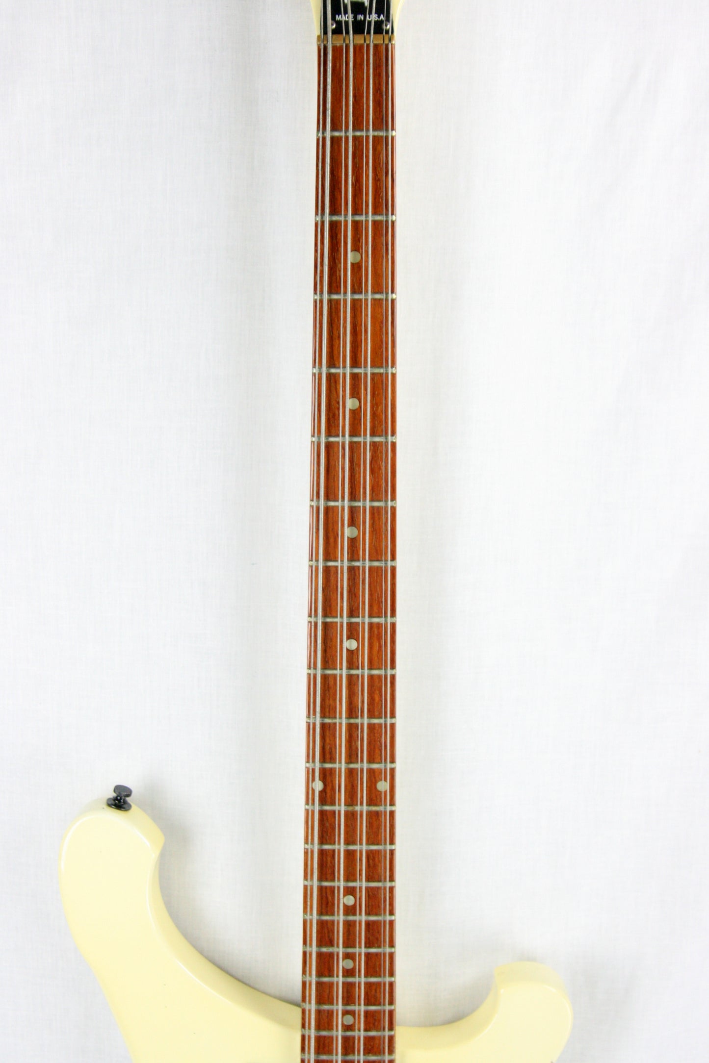 1988 Rickenbacker 4003 S/8 String Bass! 4003S Rare White w/ Black Parts! 8 String 4000, 4001