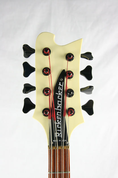 1988 Rickenbacker 4003 S/8 String Bass! 4003S Rare White w/ Black Parts! 8 String 4000, 4001