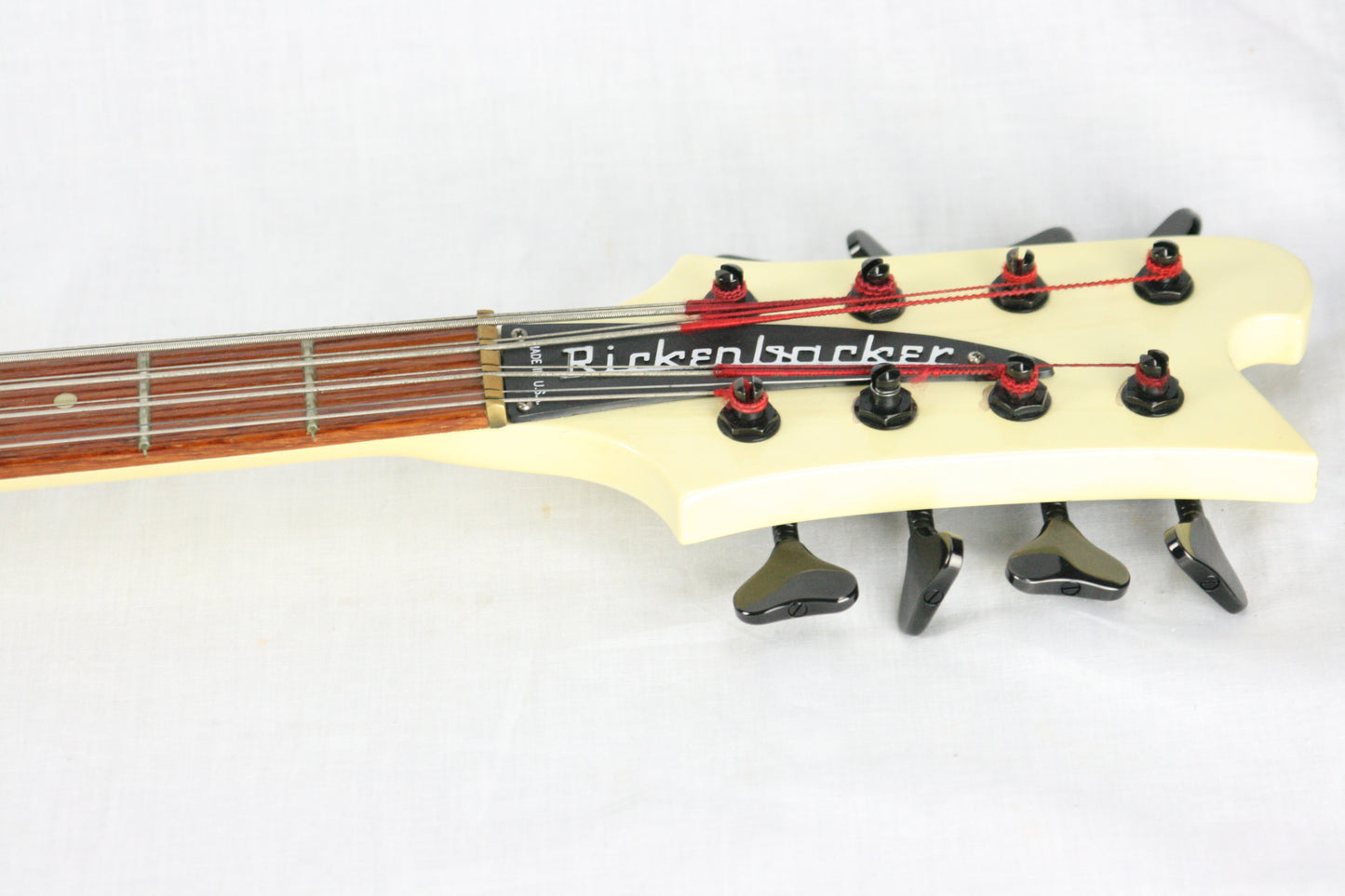 1988 Rickenbacker 4003 S/8 String Bass! 4003S Rare White w/ Black Parts! 8 String 4000, 4001