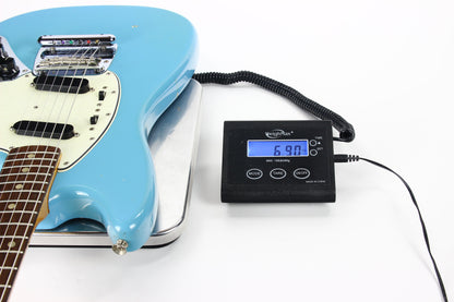 1965 Fender Mustang DAPHNE BLUE w/ Original Case - Kurt Cobain-type, L-Series, Small Headstock!