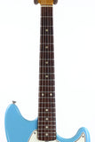 *SOLD*  1965 Fender Mustang DAPHNE BLUE w/ Original Case - Kurt Cobain-type, L-Series, Small Headstock!
