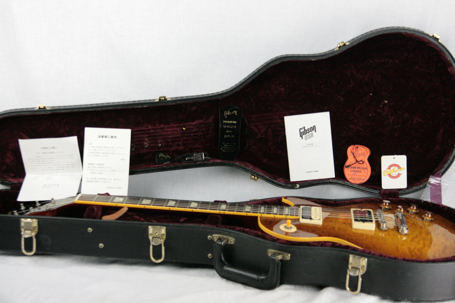 1996 Gibson YAMANO '58 Les Paul Reissue Historic QUILT Flametop! 1958 R8 1959 R9 Custom Shop