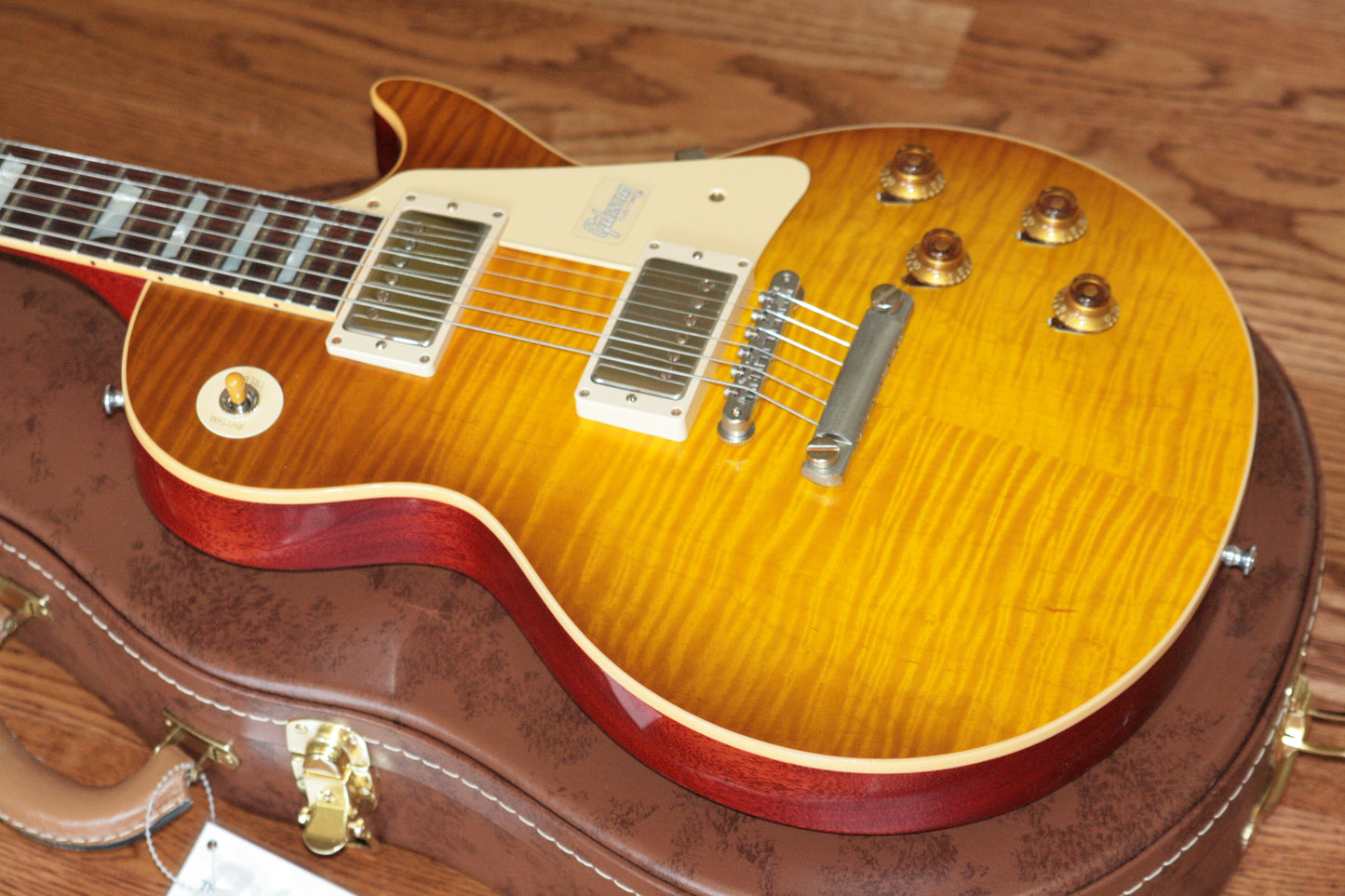 7.8 lbs! 2018 Gibson 1959 Les Paul Historic Reissue! R9 59 HONEY LEMON FADE Custom Shop TH Spec