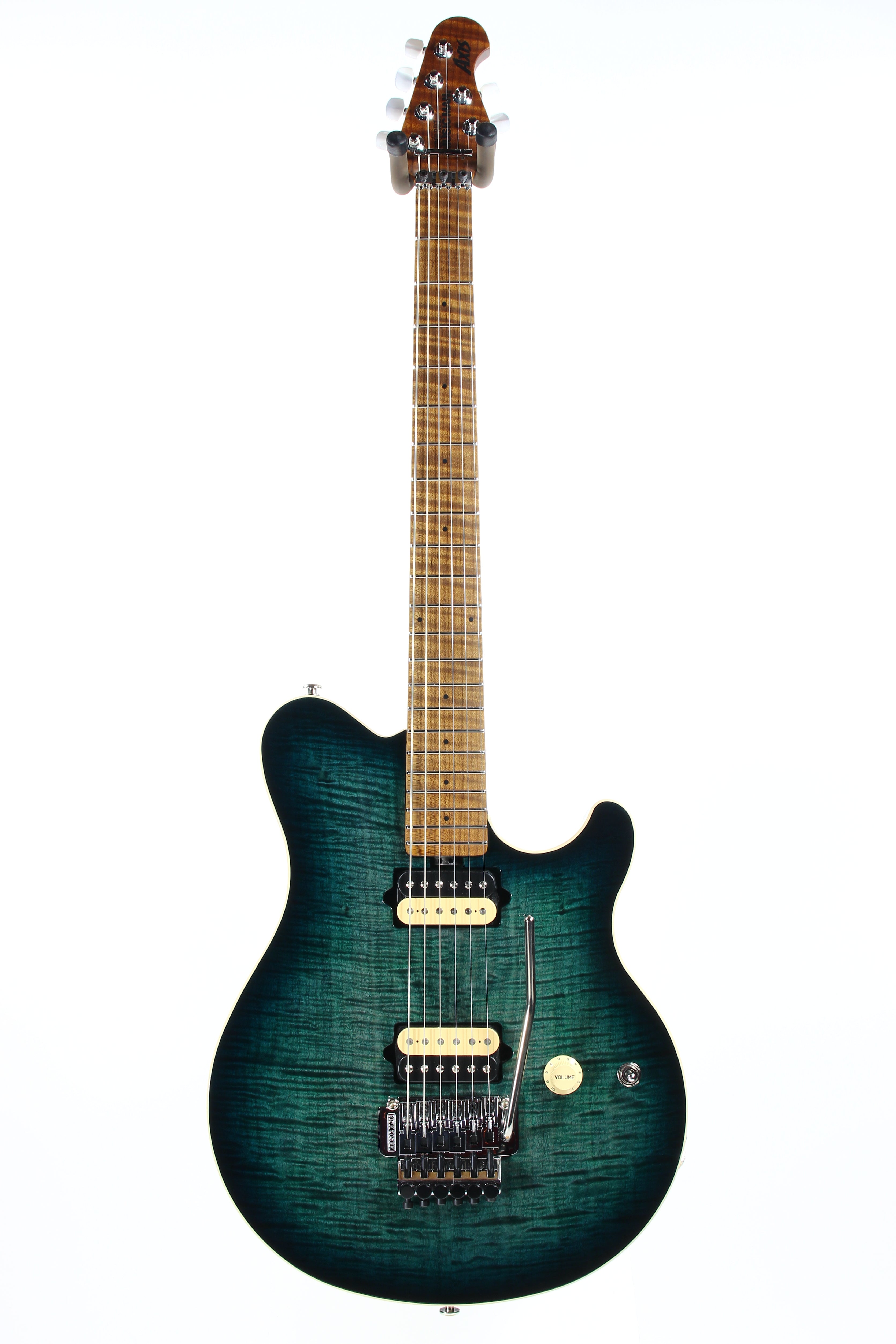 2023 Ernie Ball Music Man AXIS Flametop -- Roasted Neck, Yucatan Blue, –  Kansas City Vintage Guitars