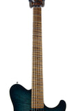 2023 Ernie Ball Music Man AXIS Flametop -- Roasted Neck, Yucatan Blue, EVH Type!