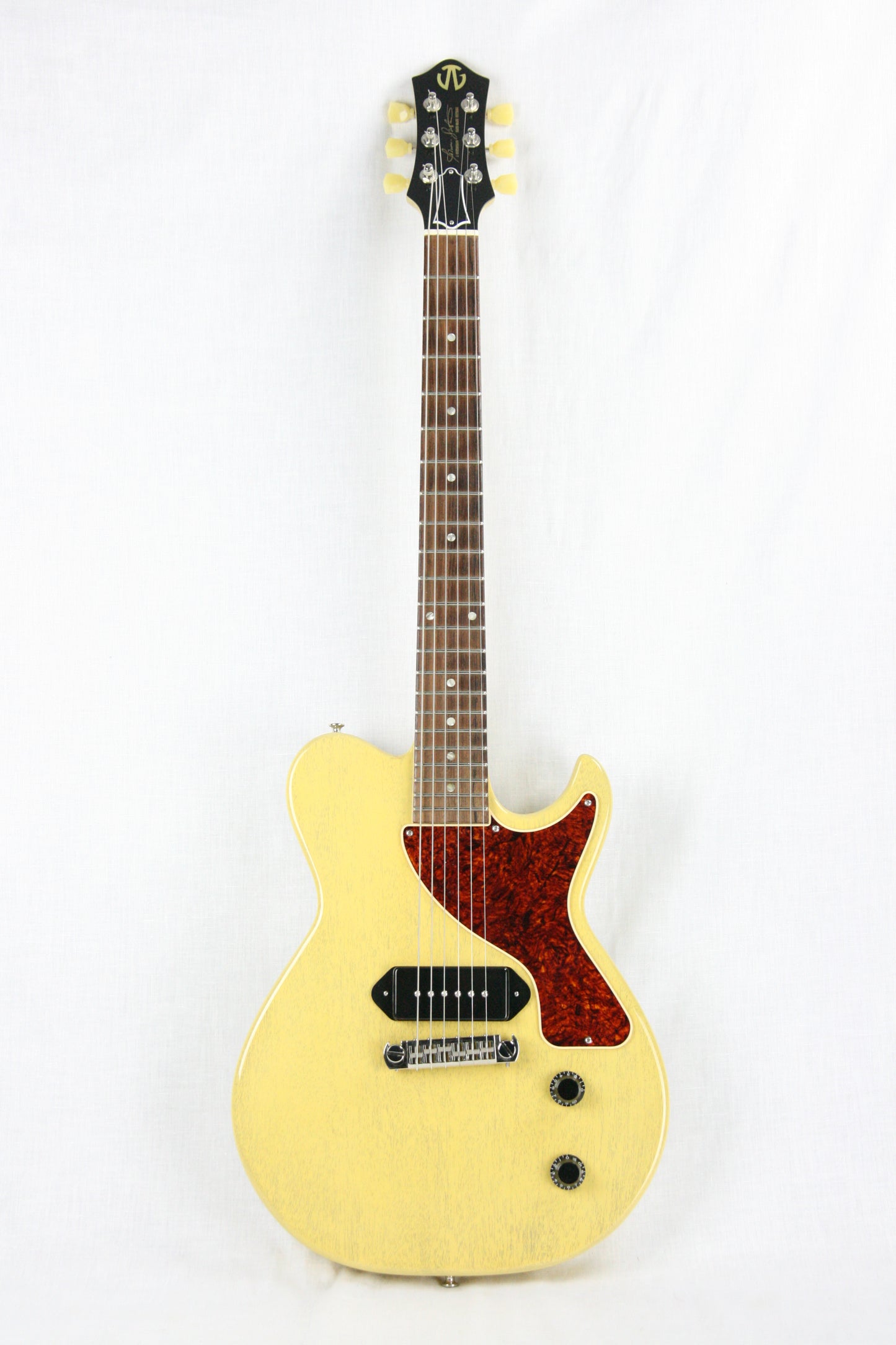 2011 Johan Gustavsson Bluesmaster Junior TV Yellow! Gibson Les Paul Jr. style!