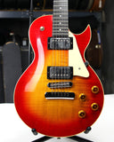 1989 Heritage H-140 CM ACB Gibson '57 Classic Les Paul Pickups - Antique Cherry Sunburst, Curly Maple