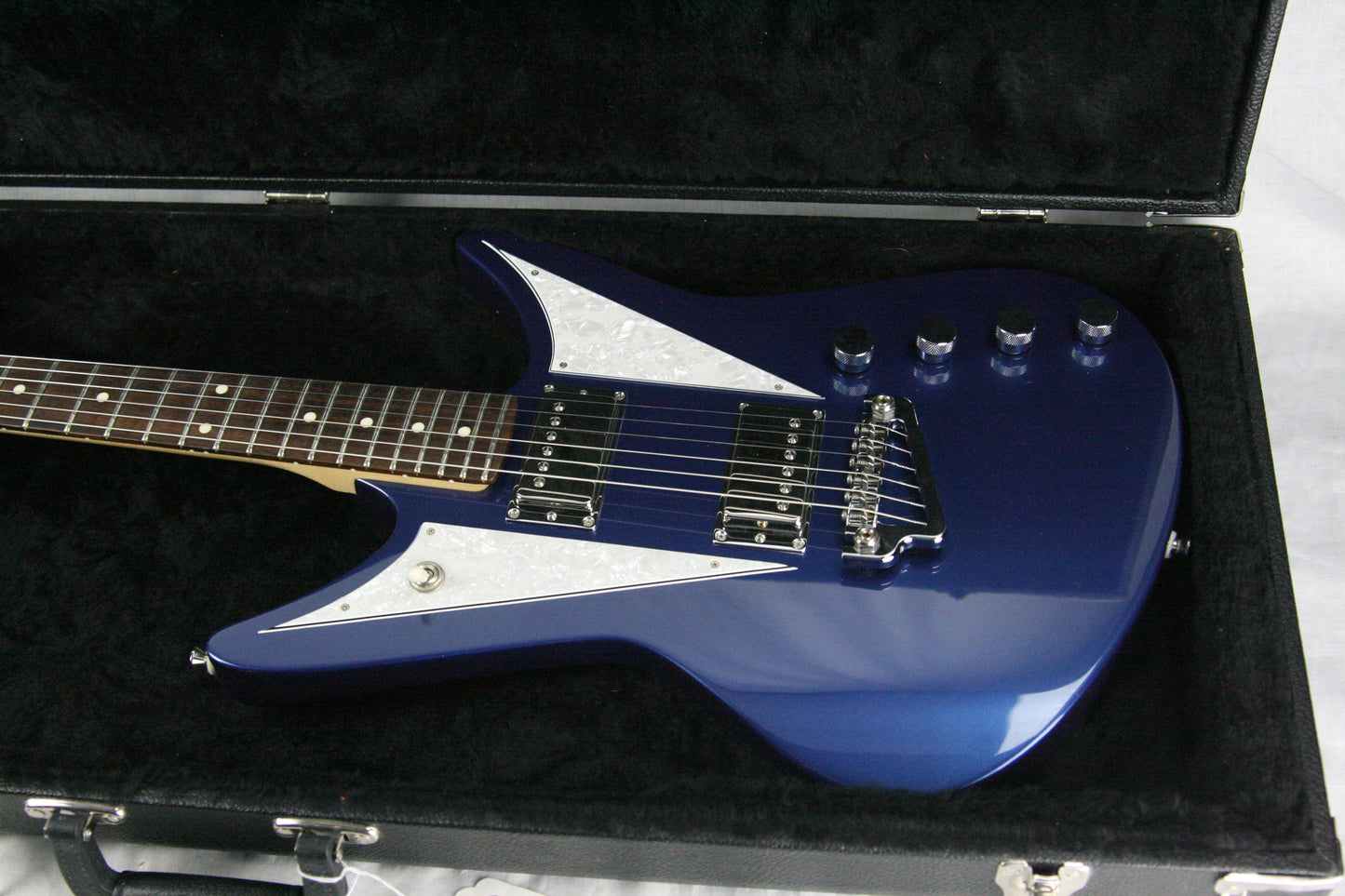 2012 Campbell American Space Biscuit Metallic Blue! Dimarzio Pickups, Nitro Finish