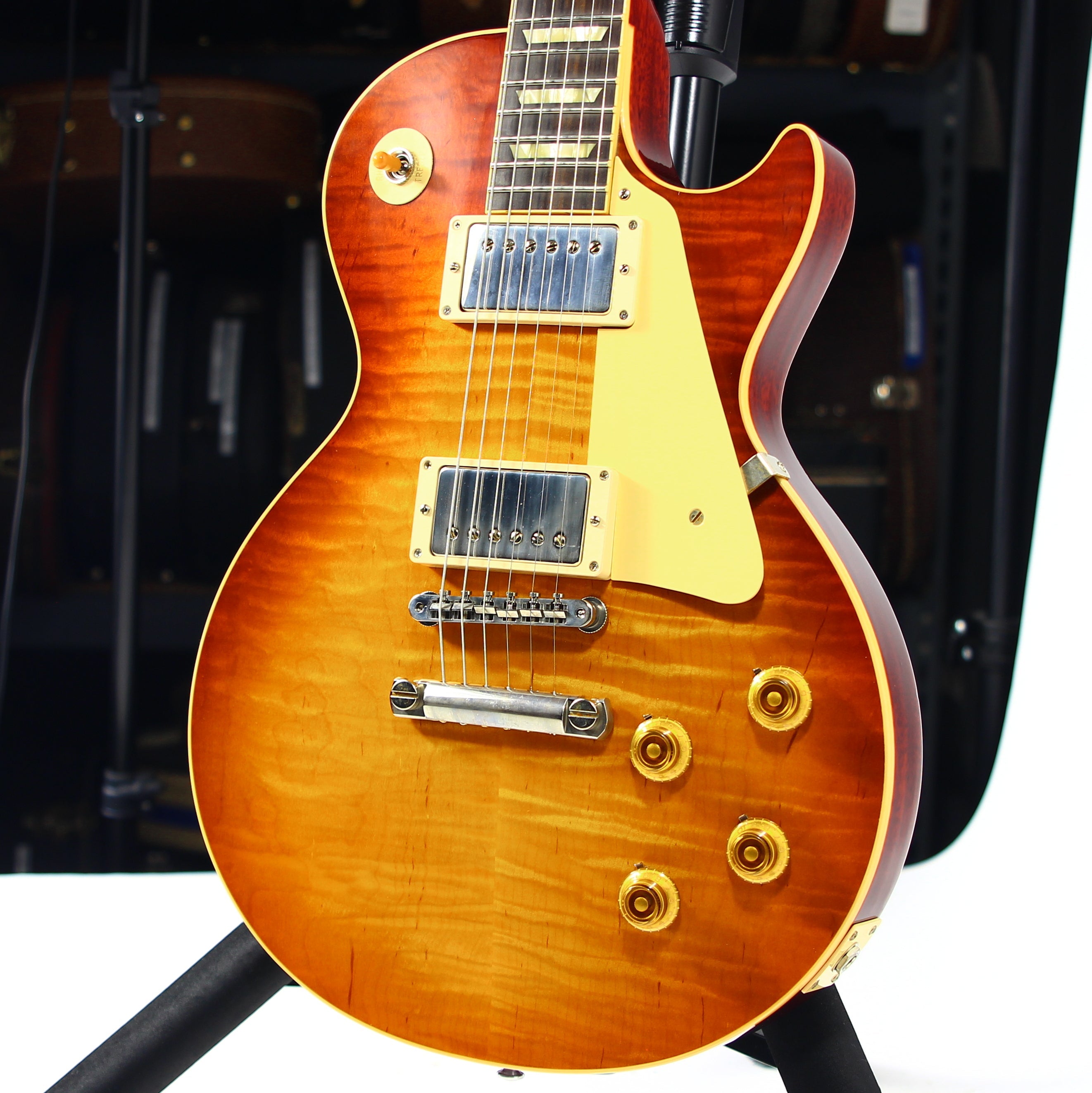 *SOLD*  2019 Gibson 1959 Les Paul 60TH Anniversary Historic Reissue R9 59 Custom Shop KILLER TOP - Orange Sunset Fade