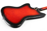 *SOLD*  1960’s Harmony Silhouette Project Guitar - 2 Gold Foil Pickups, Sunburst, Original Case
