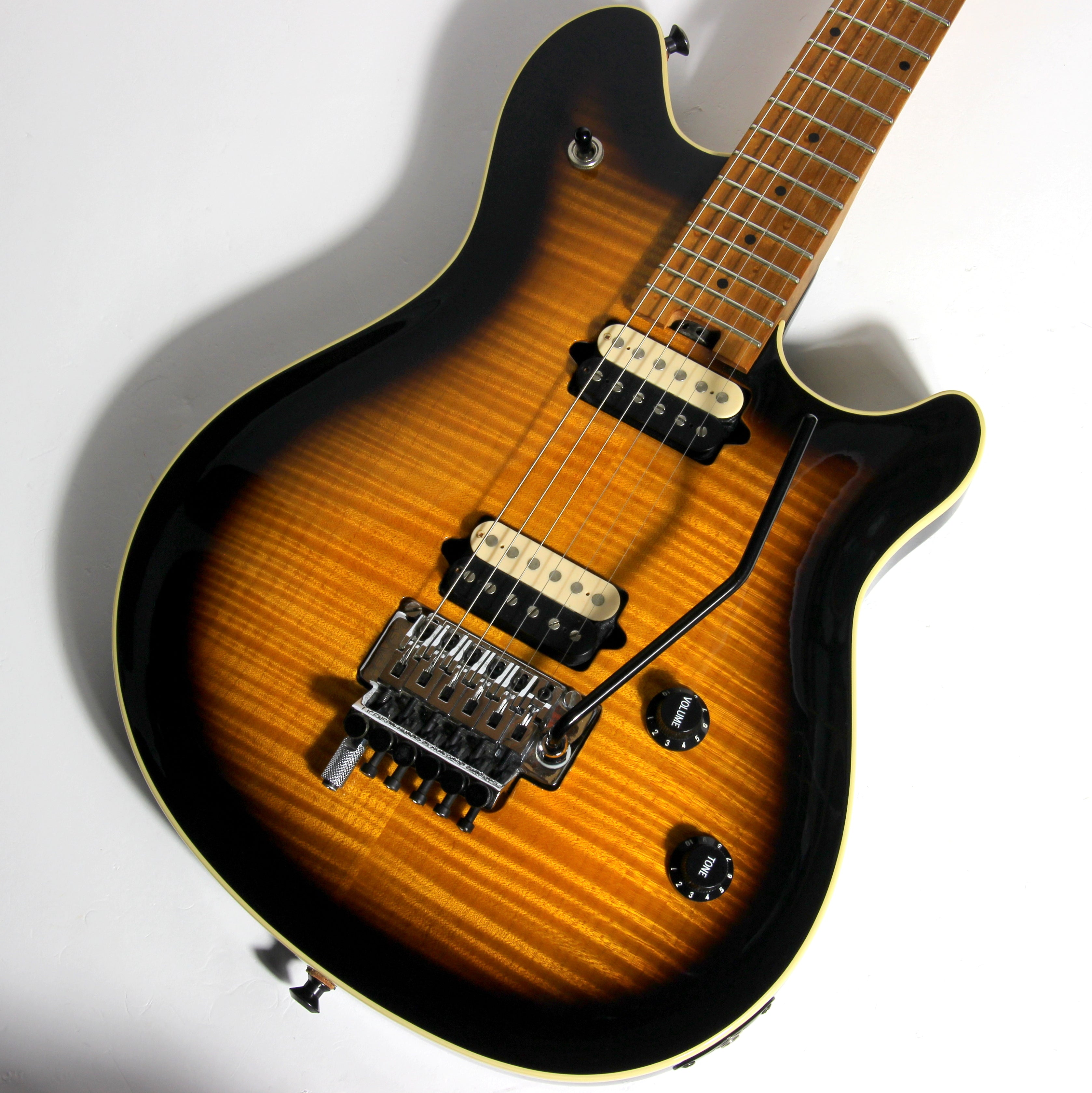 1997 Peavey EVH Wolfgang Standard PATENT PENDING Archtop --Early Model,  Sunburst, Flametop