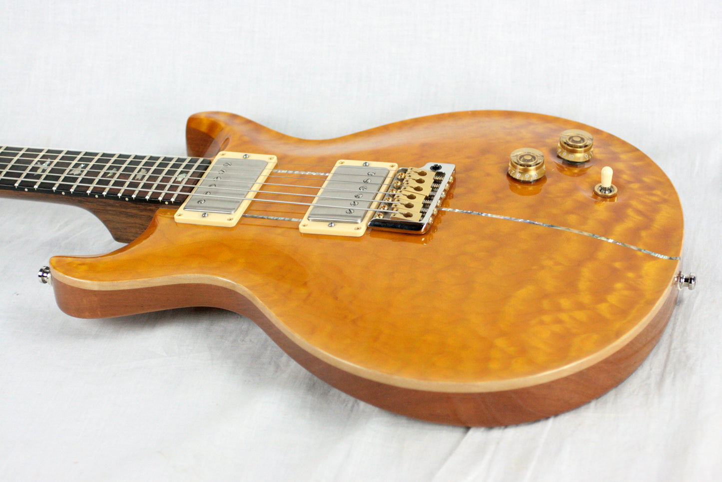 2004 PRS Solid BRAZILIAN ROSEWOOD Neck Santana Limited Edition 1/200! Paul Reed Smith Yellow Quilt