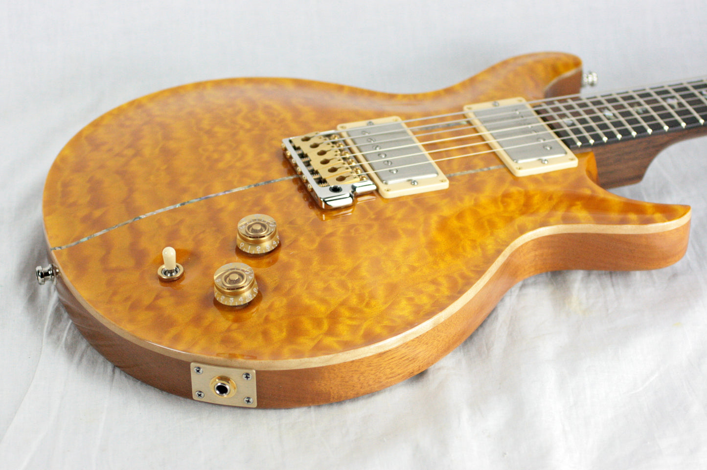 2004 PRS Solid BRAZILIAN ROSEWOOD Neck Santana Limited Edition 1/200! Paul Reed Smith Yellow Quilt