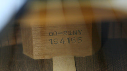 Martin guitar neck block serial number and model number 00-21ny