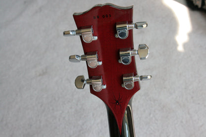 2009 Gibson BLACK WIDOW Les Paul #1 of 25! Custom Shop Ebony Board, Black Red Stinger! Flametop! 1959 Neck!