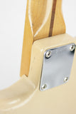 1958 Fender Musicmaster Desert Sand w/ Gold Anodized Guard Bulwin Case! duo sonic 1pu