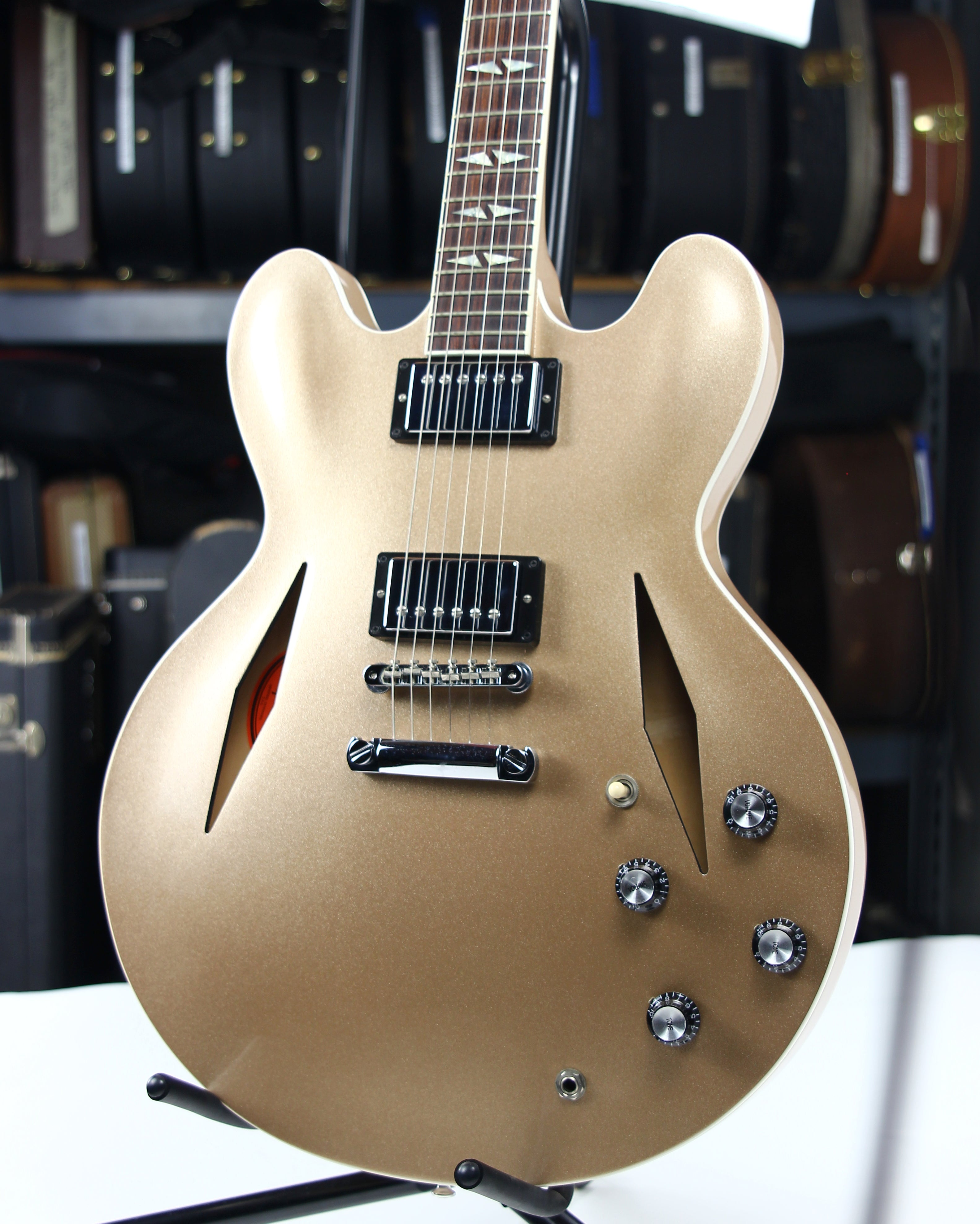 *SOLD*  2014 Gibson Dave Grohl Signature ES-335 Metallic Gold DG-335 - Limited Edition Memphis Trini Lopez