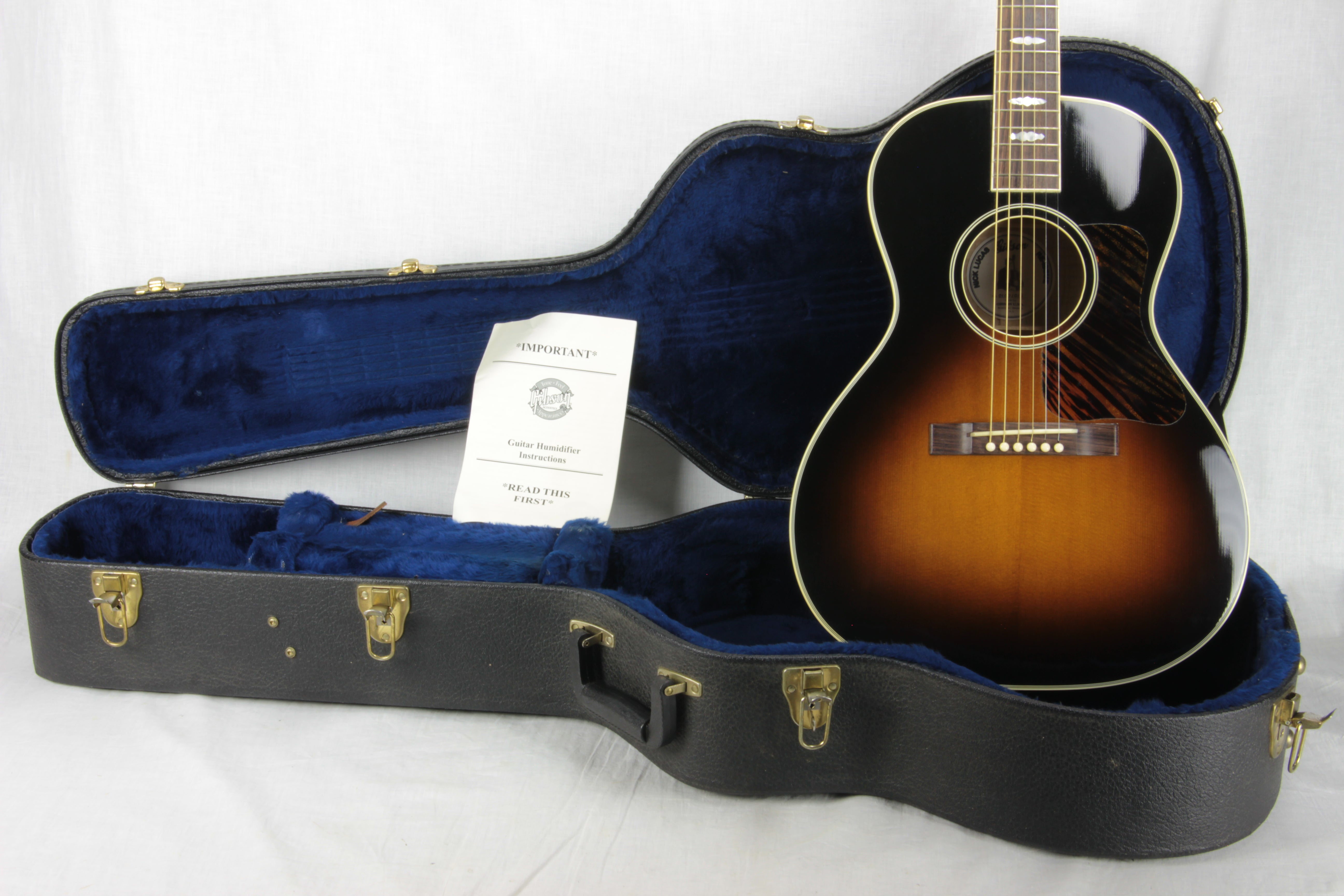 2001 Gibson Nick Lucas Reissue Acoustic Guitar! Deep Body, Figured Map –  Kansas City Vintage Guitars