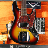 *SOLD*  c. 2004 Fender Custom Shop 64 Reissue Jazz Bass! BRAZILIAN ROSEWOOD Board! 1964 Sunburst J p