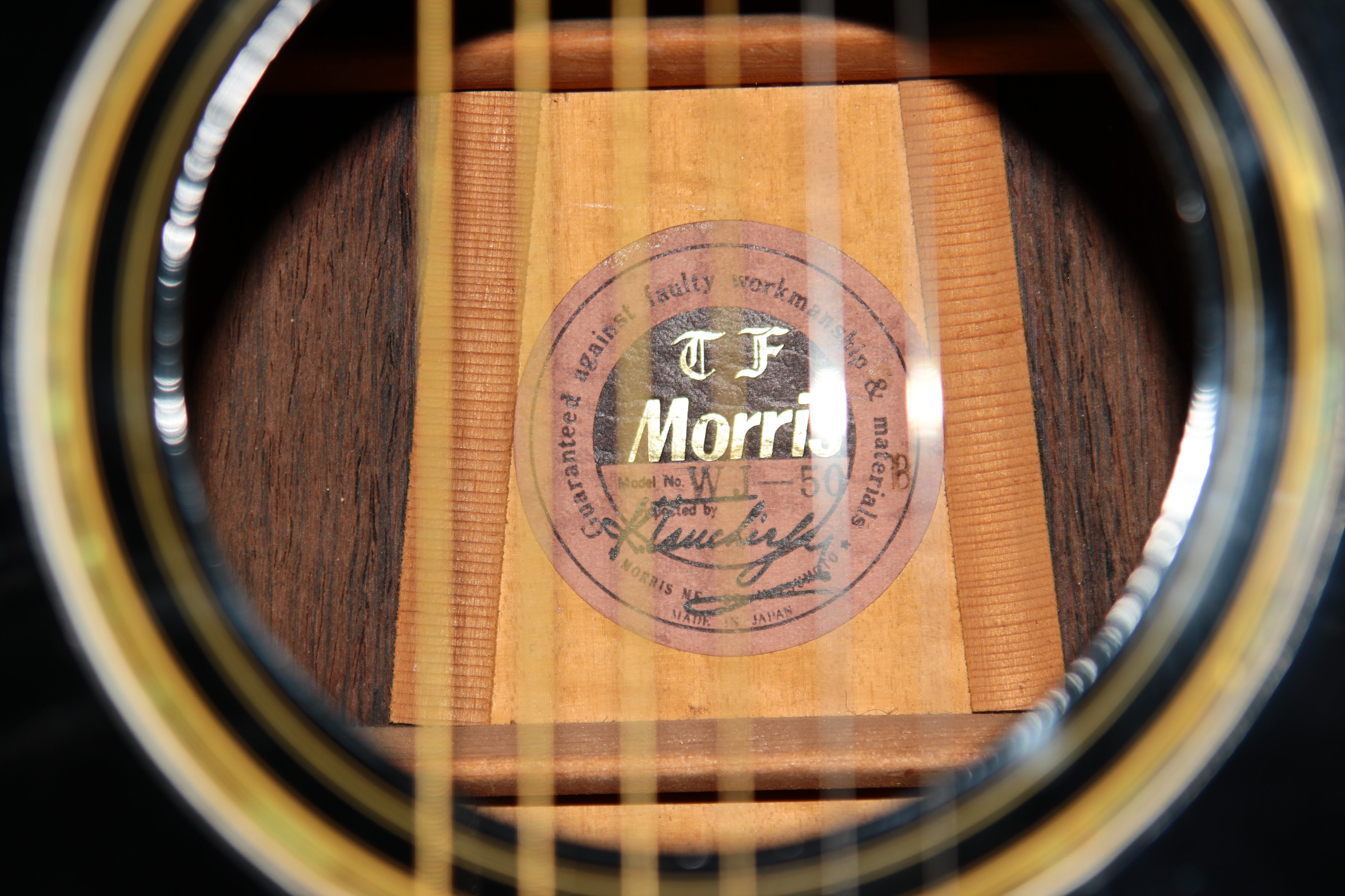 1980 Morris WJ-50 B Black Everly Brothers Gibson J-180 Japan