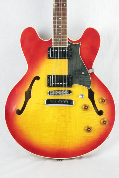 1999 Heritage H-535 Cherry Sunburst Semi-Hollowbody Guitar! Made in USA Kalamazoo Factory!