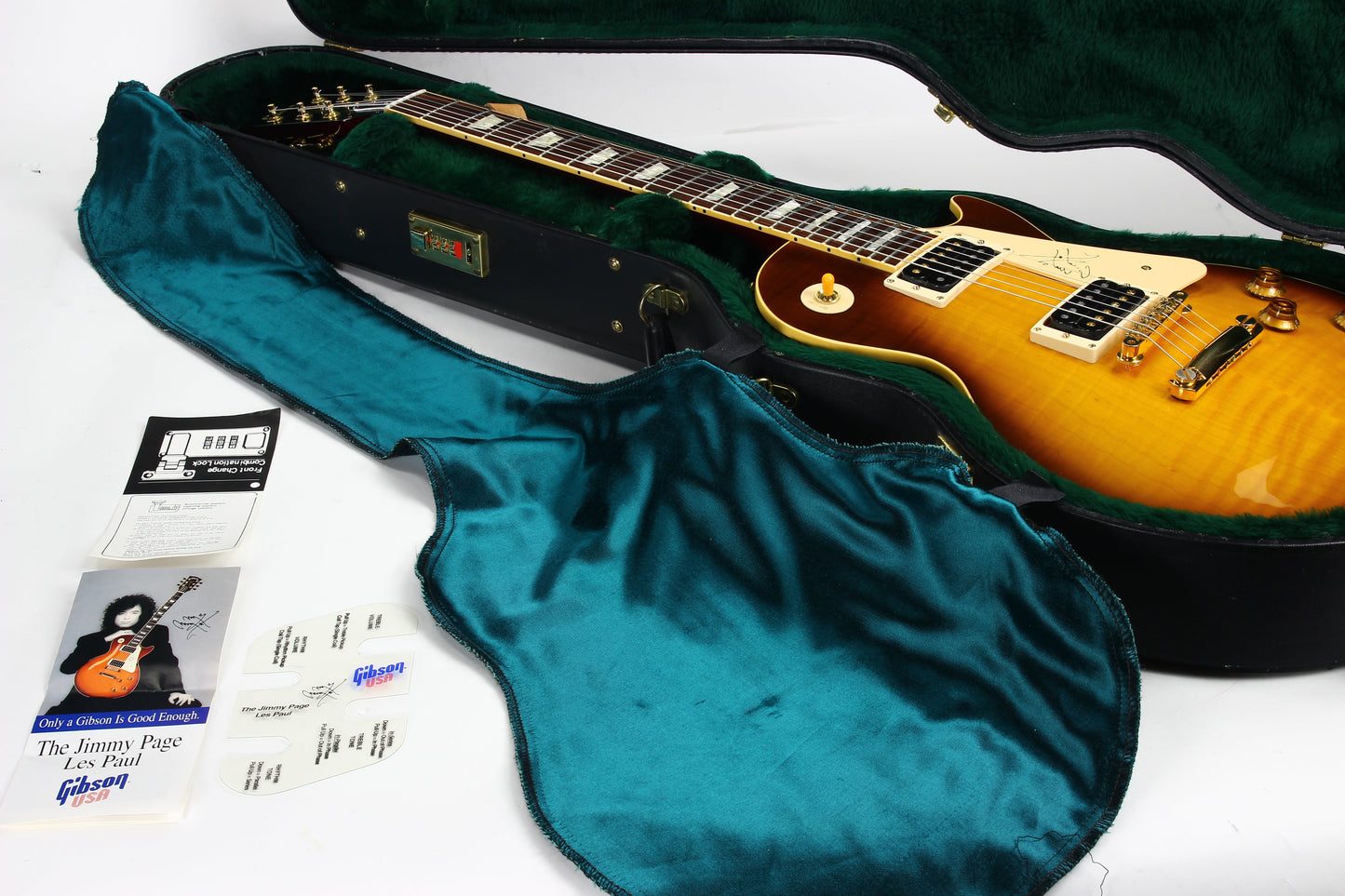 1995 Gibson Jimmy Page Les Paul Standard Signature 1959 Model - Iced Tea Plus Flametop Classic