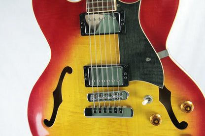 1999 Heritage H-535 Cherry Sunburst Semi-Hollowbody Guitar! Made in USA Kalamazoo Factory!