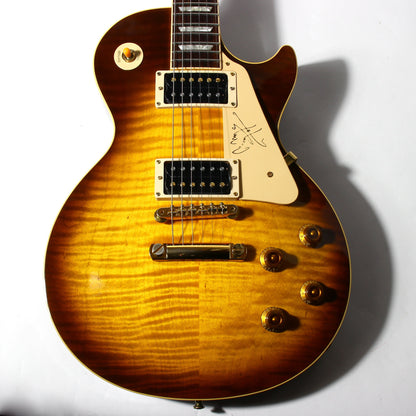 1995 Gibson Jimmy Page Les Paul Standard Signature 1959 Model - Iced Tea Plus Flametop Classic