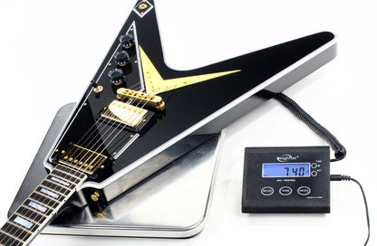 2021 Gibson Custom Shop Flying V Custom Ebony Fingerboard - Black Beauty Les Paul Appointments!