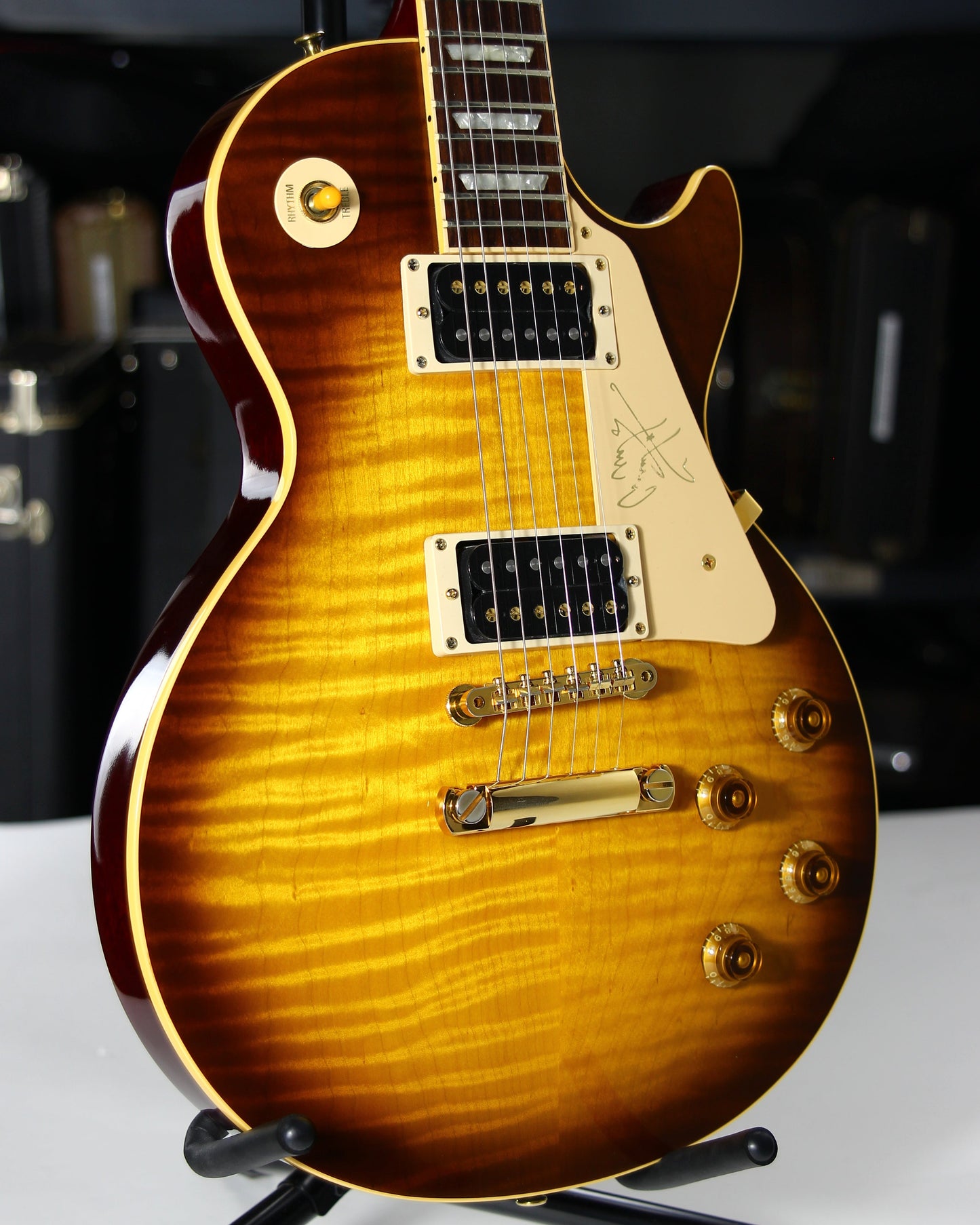 1995 Gibson Jimmy Page Les Paul Standard Signature 1959 Model - Iced Tea Plus Flametop Classic