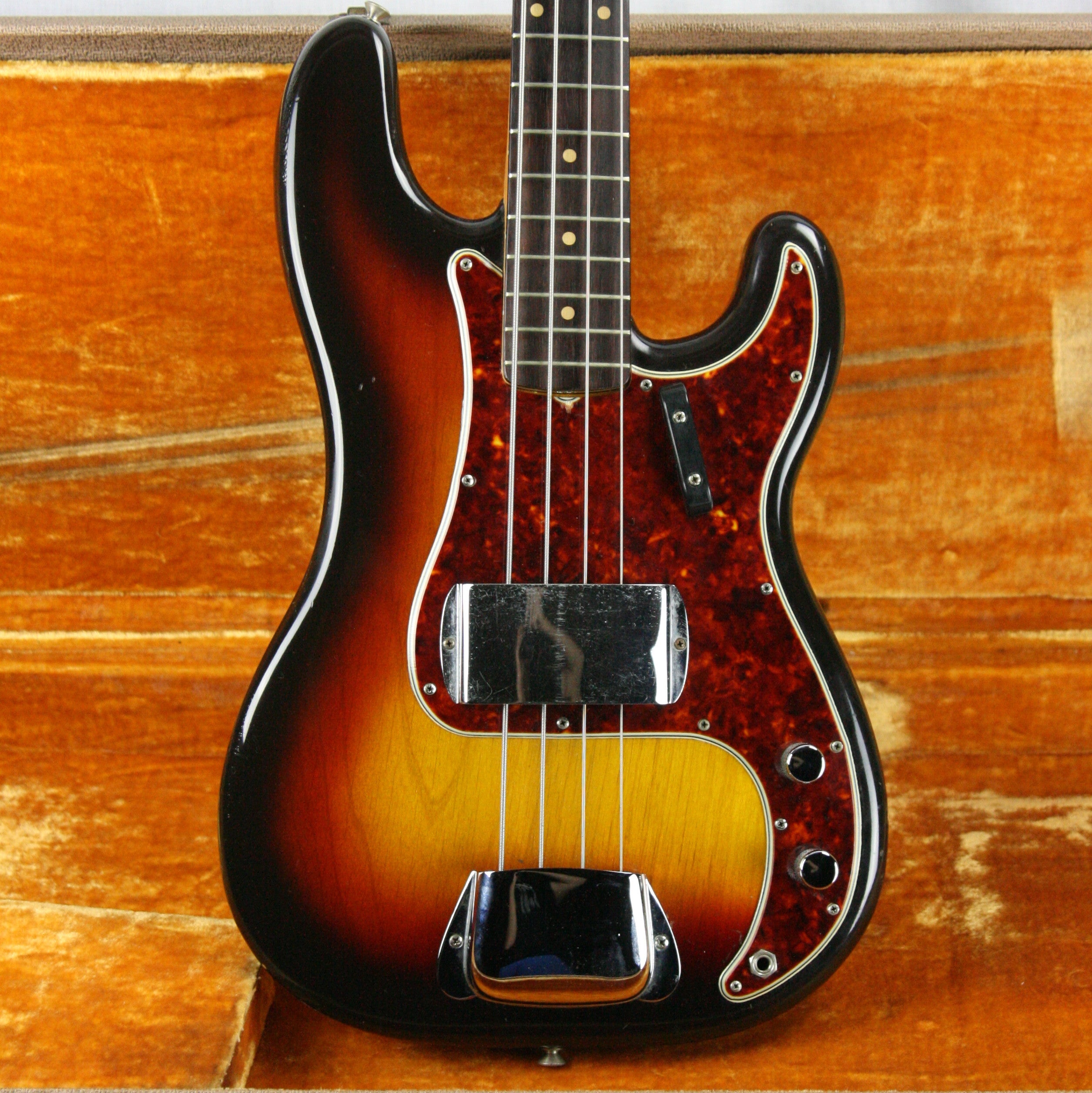 Early 1960's Fender Precision P-Bass in Sunburst with Tortoise Shell Pickguard