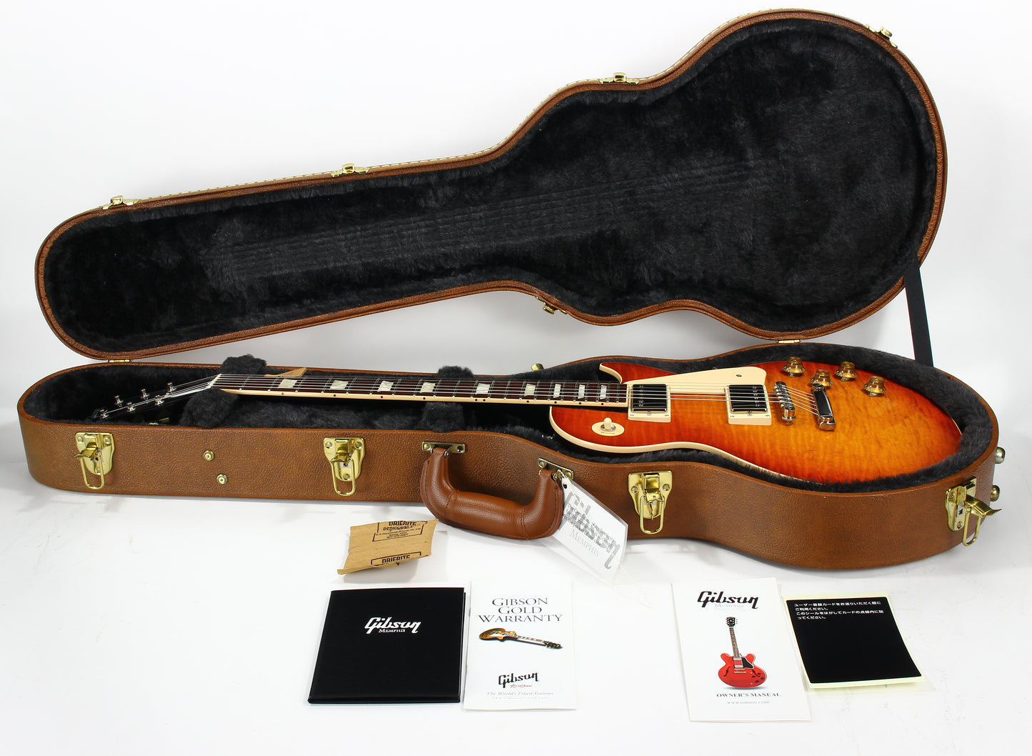 2016 Gibson Memphis ES Les Paul NO F-HOLE! Flametop Plus Limited Edition -- Standard 335 figured