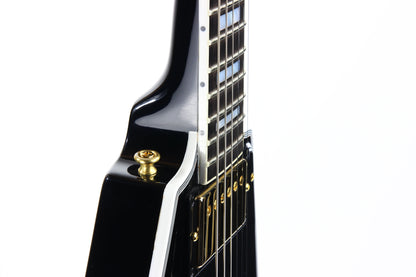 2021 Gibson Custom Shop Flying V Custom Ebony Fingerboard - Black Beauty Les Paul Appointments!