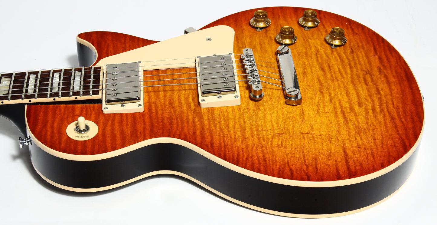 2016 Gibson Memphis ES Les Paul NO F-HOLE! Flametop Plus Limited Edition -- Standard 335 figured