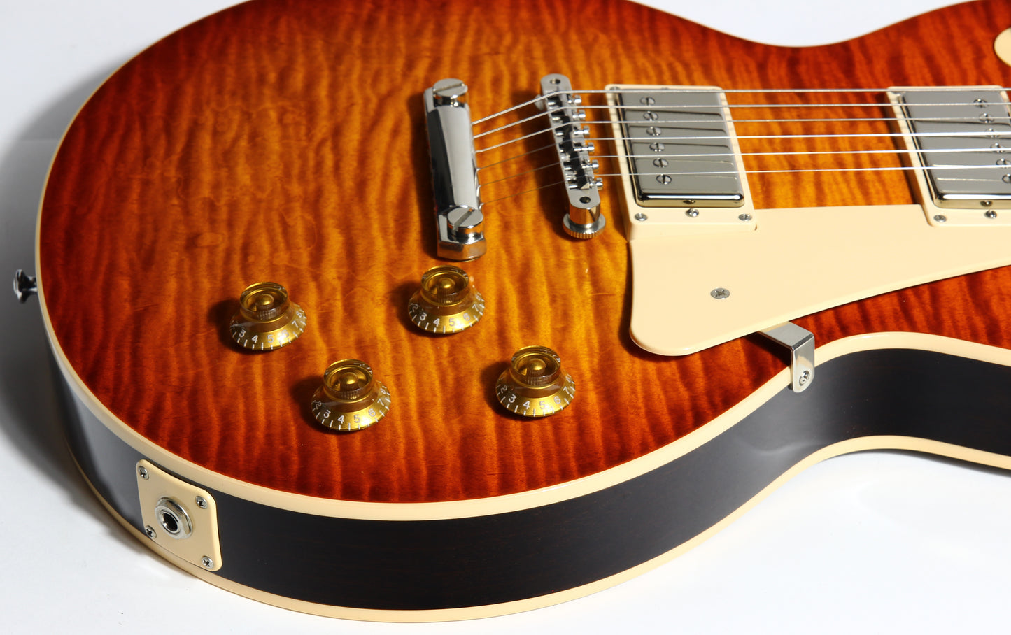 2016 Gibson Memphis ES Les Paul NO F-HOLE! Flametop Plus Limited Edition -- Standard 335 figured