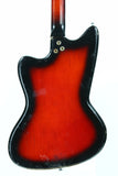 1960’s Harmony Silhouette Project Guitar - 2 Gold Foil Pickups, Sunburst, Original Case