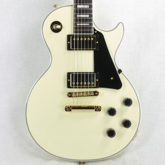 2016 Gibson Les Paul Custom Lite Alpine White Thin Body Gold Hardware Rosewood